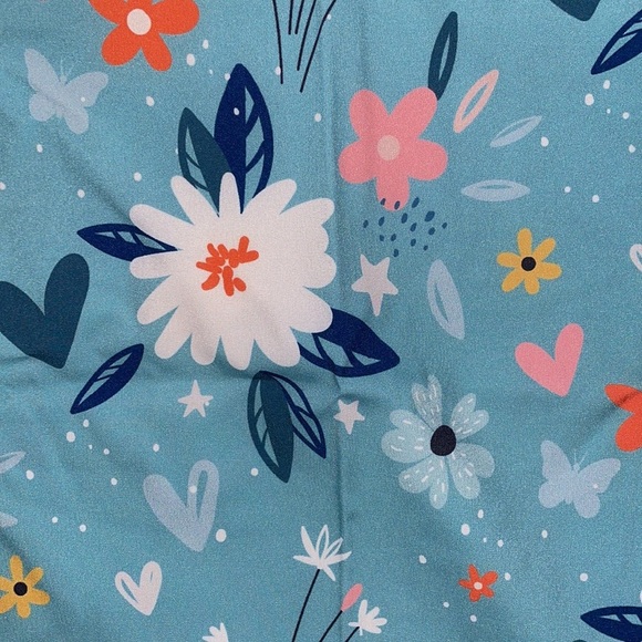 Epmo Light Blue Art to Wear Button Down NWOT - Picture 4 of 8